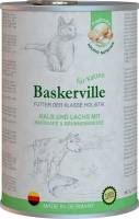 Photos - Cat Food Baskerville Cat Can with Veal/Salmon 400 g