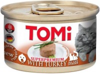 Photos - Cat Food TOMi Can Adult Turkey 85 g 