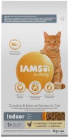 Photos - Cat Food IAMS Vitality Adult Indoor Chicken  3 kg