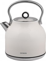 Photos - Electric Kettle Orava Hiluxe-1 2200 W 1.7 L  white