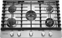 Photos - Hob KitchenAid KCGS 950ESS stainless steel