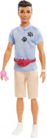 Photos - Doll Barbie Ken Dog Trainer GJM34 