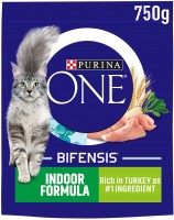 Photos - Cat Food Purina ONE Indoor Turkey/Cereals  750 g