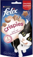 Photos - Cat Food Felix Crispies Treats Salmon/Trout 45 g 