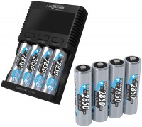 Photos - Battery Charger Ansmann Powerline 4 Ultra + 8xAA 2850 mAh 