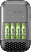 Photos - Battery Charger GP Recyko Charge 10 Ultra-Fast + 4xAA 1700 mAh 