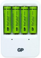 Photos - Battery Charger GP PB420 + 4xAA 2000 mAh 