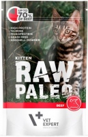 Photos - Cat Food VetExpert Raw Paleo Kitten Beef 100 g 