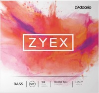 Photos - Strings DAddario ZYEX Double Bass String Set 3/4 Light 