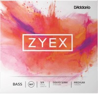Photos - Strings DAddario ZYEX Double Bass String Set 3/4 Medium 