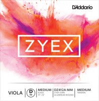 Photos - Strings DAddario ZYEX Viola Aluminum Wound D String Medium Scale Medium 