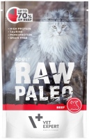 Photos - Cat Food VetExpert Raw Paleo Adult Beef 100 g 