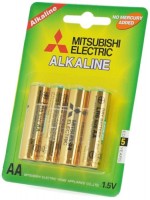 Photos - Battery Mitsubishi Alkaline  4xAA