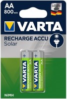 Photos - Battery Varta Rechargeable Accu Solar 2xAA 800 mAh 