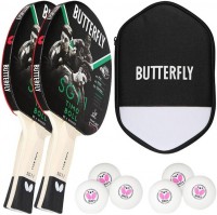 Photos - Table Tennis Bat Butterfly Timo Boll SG11 2 pcs + Case + R40+ balls 6 pcs 