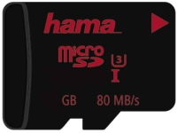 Photos - Memory Card Hama microSD Class 3 UHS-I 80MB/s + Adapter 32 GB