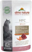Photos - Cat Food Almo Nature HFC Jelly Tuna Fillet with Shrimps 55 g 