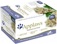 Photos - Cat Food Applaws Adult Canned Chicken Selection 6 pcs 