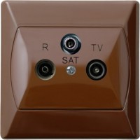 Photos - Socket Ospel Akcent GPA-AS/24 brown