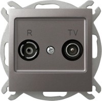Photos - Socket Ospel Impresja GPA-10YP/m/23 gray