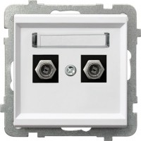 Photos - Socket Ospel Sonata GPA-2RF/m/00 white