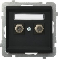 Photos - Socket Ospel Sonata GPA-2RF/m/33 black