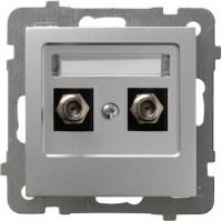 Photos - Socket Ospel As GPA-2GF/m/18 silver