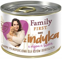 Photos - Cat Food Family First Adult Can with Turkey 200 g 