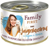 Photos - Cat Food Family First Adult Can with Lamb 200 g 