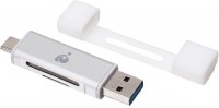 Photos - Card Reader / USB Hub IOGEAR USB-C Duo Card Reader/Writer 