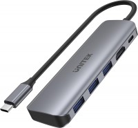Photos - Card Reader / USB Hub Unitek uHUB P5+ 5-in-1 USB-C Hub with HDMI and 100W Power Delivery 