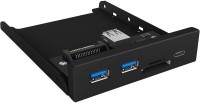 Photos - Card Reader / USB Hub Icy Box IB-HUB1417-i3 