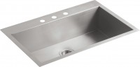 Photos - Kitchen Sink Kohler Vault K-3821-3-NA 838x559