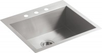 Photos - Kitchen Sink Kohler Vault K-3822-3-NA 635x559