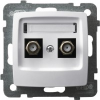 Photos - Socket Ospel Karo GPA-2SF/m/00 white