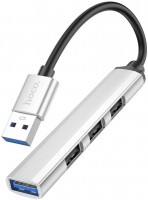 Photos - Card Reader / USB Hub Hoco HB26 