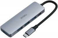 Photos - Card Reader / USB Hub WiWU Alpha 541BC 