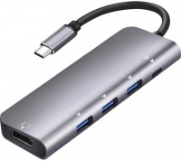 Photos - Card Reader / USB Hub Veggieg TC07-S 