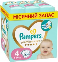 Photos - Nappies Pampers Premium Care 4 / 174 pcs 