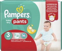 Photos - Nappies Pampers Pants 3 / 31 pcs 