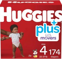Nappies Huggies Little Movers Plus 4 / 174 pcs 