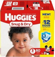 Photos - Nappies Huggies Snug and Dry 3 / 80 pcs 