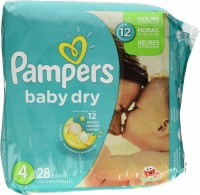Nappies Pampers Active Baby-Dry 4 / 28 pcs 