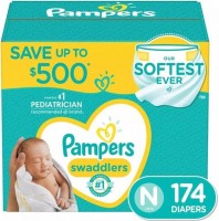Photos - Nappies Pampers Swaddlers N / 174 pcs 