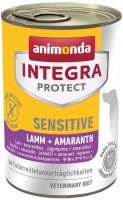 Photos - Dog Food Animonda Integra Protect Sensitive Lamb/Amaranth 400 g 1