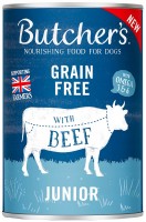 Photos - Dog Food Butchers Grain Free Canned Junior Beef in Jelly 400 g 1