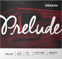 Photos - Strings DAddario Prelude Cello Strings Set 1/4 Size Medium 