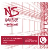 Strings DAddario NS Electric Violin G String 4/4 Size Medium 