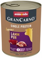 Photos - Dog Food Animonda GranCarno Single Protein Lamb 