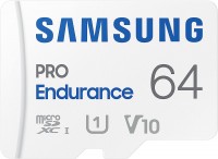 Photos - Memory Card Samsung PRO Endurance microSD + Adapter 64 GB